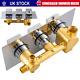 3 Way Chrome Concealed Thermostatic Shower Mixer Valve Solid Brass Bathroom Uk