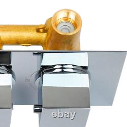 3 Way Chrome Concealed Thermostatic Shower Mixer Valve Solid Brass Bathroom UK