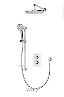 Aqualisa Dream Bathroom Thermostatic Concealed Mixer Shower Round Twin Head Set
