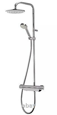 Aqualisa Midas 220 Mixer Shower Exposed Bar Drencher Chrome Handset MD220SC