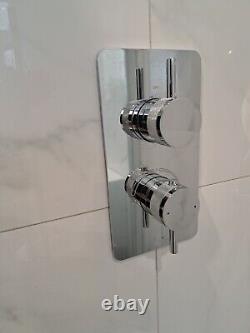 Aqualla Kyloe Dual Outlet Concealed Thermostatic Mixer Valve KO-D2-CH