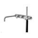 Bath Thermostatic Wall Mixer With Hand Held Shower Kit Brushed Steel