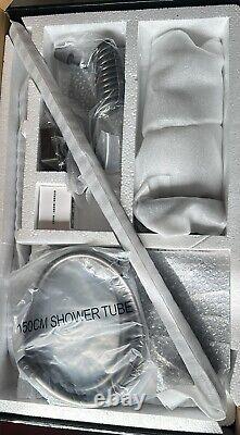 Bathroom Shower Mixer Thermostatic Set 4 Gear Settings 3 Functions, BLACK