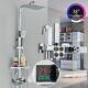 Bathroom Thermostatic Mixer Shower Set Shower Head Chrome With Lcd Display Uk
