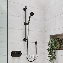 Black Single Outlet Thermostatic Mixer Shower with Hand Sho BUN/BeBa 27710/79048