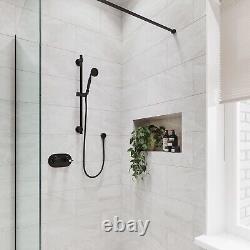 Black Single Outlet Thermostatic Mixer Shower with Hand Sho BUN/BeBa 27710/79048