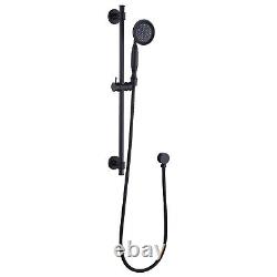 Black Single Outlet Thermostatic Mixer Shower with Hand Sho BUN/BeBa 27710/79048