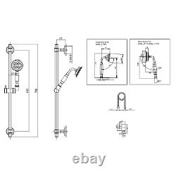 Black Single Outlet Thermostatic Mixer Shower with Hand Sho BUN/BeBa 27710/79048