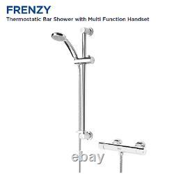 Bristan Cool Touch Rear-fed Exposed Chrome Thermostatic Bar Mixer Shower