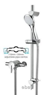 Bristan Sonique Rear-Fed Exposed Chrome Thermostatic Mixer Shower