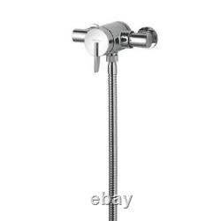 Bristan Sonique Rear-Fed Exposed Chrome Thermostatic Mixer Shower