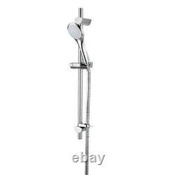 Bristan Sonique Rear-Fed Exposed Chrome Thermostatic Mixer Shower