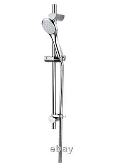 Bristan Sonique Rear-fed Exposed Chrome Thermostatic Mixer Shower