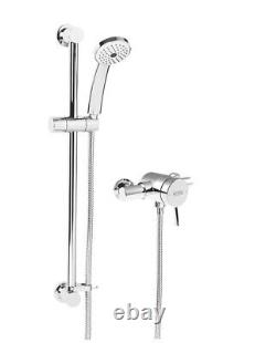 Bristan Strato Rear-fed Exposed Thermostatic Mixer Shower & Adjustable Kit R6
