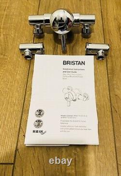 Bristan Thermostatic Wall Mounted shower mixer Mini TS1203 ELC