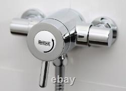 Bristan Traditional Exposed Thermostatic Mixer Lever Shower Valve 110mm 155mm