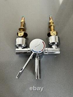 Bristan thermostatic bath shower mixer taps