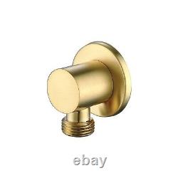 Brushed Brass Dual Outlet Wall Mounted Thermostatic Mixer Sho BUN/ARIBB011/85185