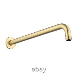 Brushed Brass Single Outlet Wall Mounted Thermostatic Mixer S BUN/ARIBB010/85184