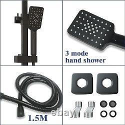 COOL TOUCH Bathroom Thermostatic Shower Mixer Twin Head Exposed Valve Set