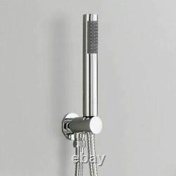 Calla 2 Way Slim Round Ceiling Thermostatic Concealed Bathroom Shower Set Mixer