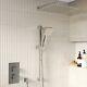 Chrome Dual Outlet Wall Mounted Thermostatic Mixer Shower S Bun/beba 26809/77561