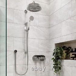 Chrome Dual Outlet Wall Mounted Thermostatic Mixer Shower S BUN/BeBa 27709/79050