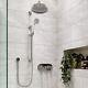 Chrome Dual Outlet Wall Mounted Thermostatic Mixer Shower S Bun/beba 27709/79050