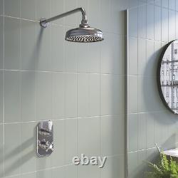 Chrome Single Outlet Wall Mounted Thermostatic Mixer Shower BUN/BeBa 26808/77557