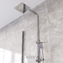 Chrome Thermostatic Mixer Shower with Square Overhead & Handset Vira VIRASQCH