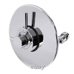 Concealed Modern Concentric Thermostatic Shower Mixer Valve Chrome 1 Outlet