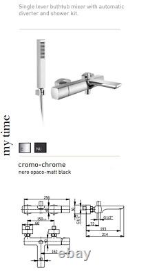 Demm Italian Designer Thermostatic Mixer + Shower Head