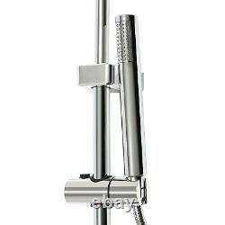 Exposed Shower System +Handheld Thermostatic Bathroom Mixer Shower Combo Set