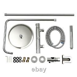 Exposed Shower System +Handheld Thermostatic Bathroom Mixer Shower Combo Set