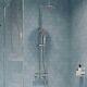 Gainsborough Gdre Thermostatic Bar Mixer Shower Adjustable Drencher Heads Round