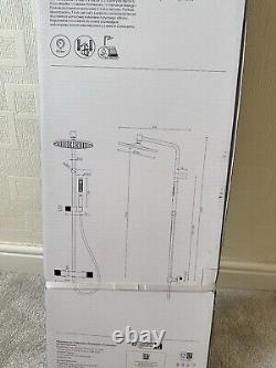 GoodHome Levanna Wall-mounted Thermostatic Mixer Multi head Shower