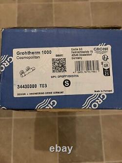 Grohe Grohtherm 1000 Cosmopolitan Chrome Thermostat Shower Mixer 3/4? 34430000