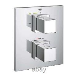 Grohe Grohtherm Cube Thermostatic Shower Mixer with 2 Outlets 19958000