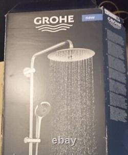 Grohe Vitalio Joy System 260 Shower Thermostatic Mixer Quickfix Wall Mounting