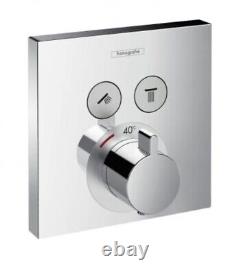 Hansgrohe ShowerSelect Thermostatic mixer for 2 outlets 15763000