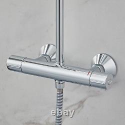 Hansgrohe Vernis Blend Thermostatic Mixer Shower Round Drench Handset Chrome