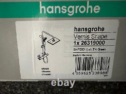 Hansgrohe Vernis Shape Thermostatic Mixer Shower Set 26319000 Head Valve BNIB