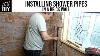 How To Install Shower Pipes In A Brick Wall Bathroom Renovation 04 Diy Vlog 19