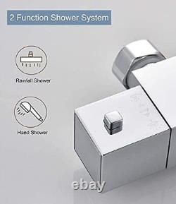 Huiyang Bathroom Thermostatic Valve Shower Mixer Set, HandHeld Shower and with