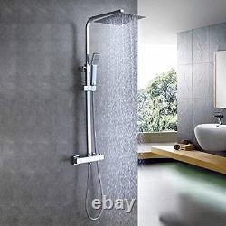 Huiyang Bathroom Thermostatic Valve Shower Mixer Set, Handheld Shower and with