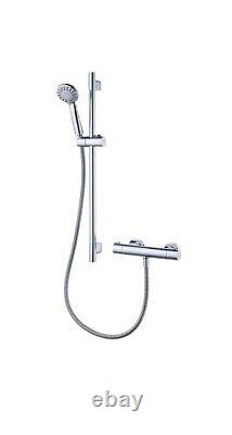 Ideal Standard Ecotherm Fast-Fit Thermostatic Bar Mixer Shower & Kit A7255AA