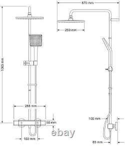 MIRA 1.1901.002 Honesty ERD Thermostatic Mixer Shower Chrome