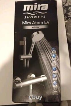 MIRA Atom EV Chrome Effect Thermostatic Bar Mixer Shower