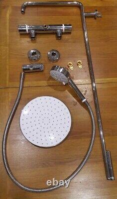 MIRA Atom Erd Rear-fed Exposed Chrome Thermostatic Mixer Shower