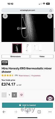 MIRA Honesty ERD Thermostatic Mixer Shower Chrome